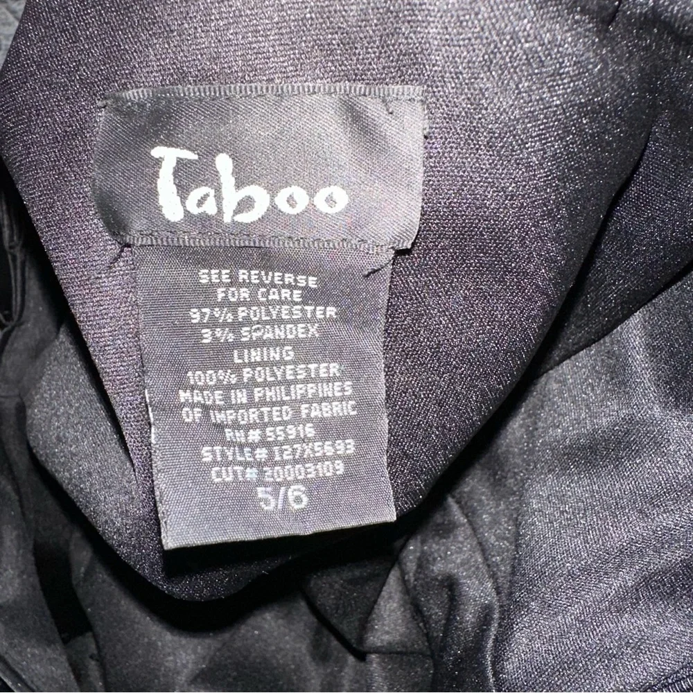 Taboo Black One Shoulder Satin Dress Ruched Cocktail Party Coquette Y2K 6 - Picture 7 of 11